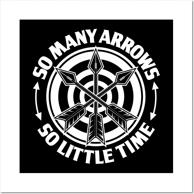 Archery Archer Bow Arrow Archers Gift Present Wall Art by Krautshirts